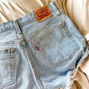 Bleached Levi’s Shorts